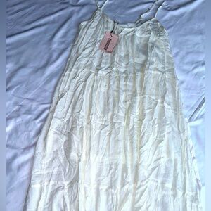 MISSGUIDED TIERED CAMI MIDI SMOCK DRESS